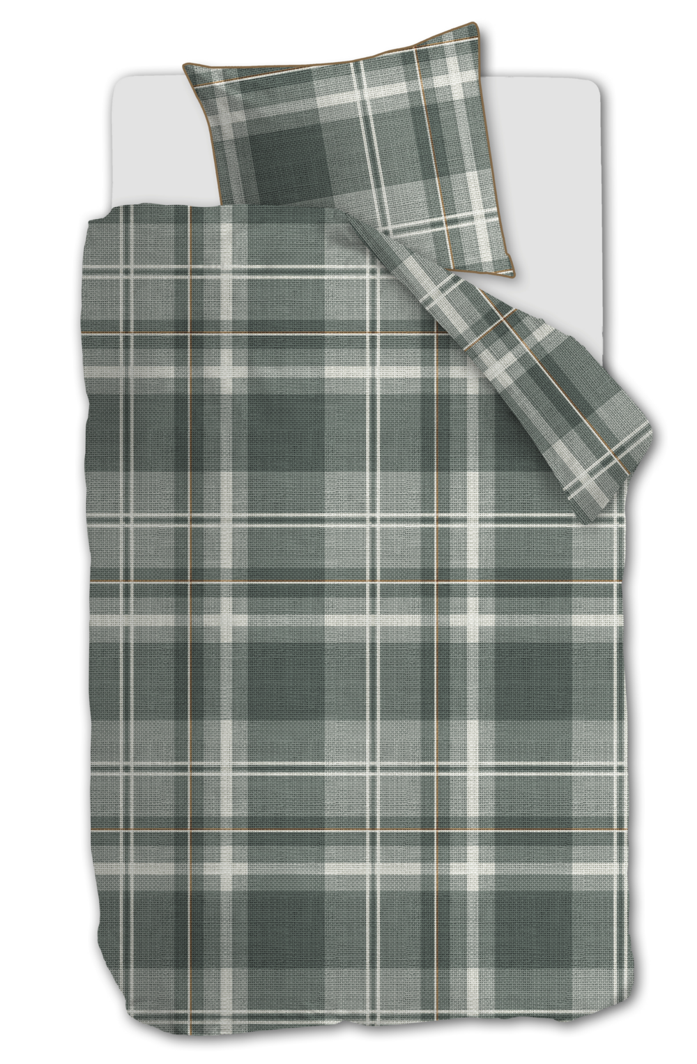Rivièra Maison Tartan Check Bettwäsche - Grün