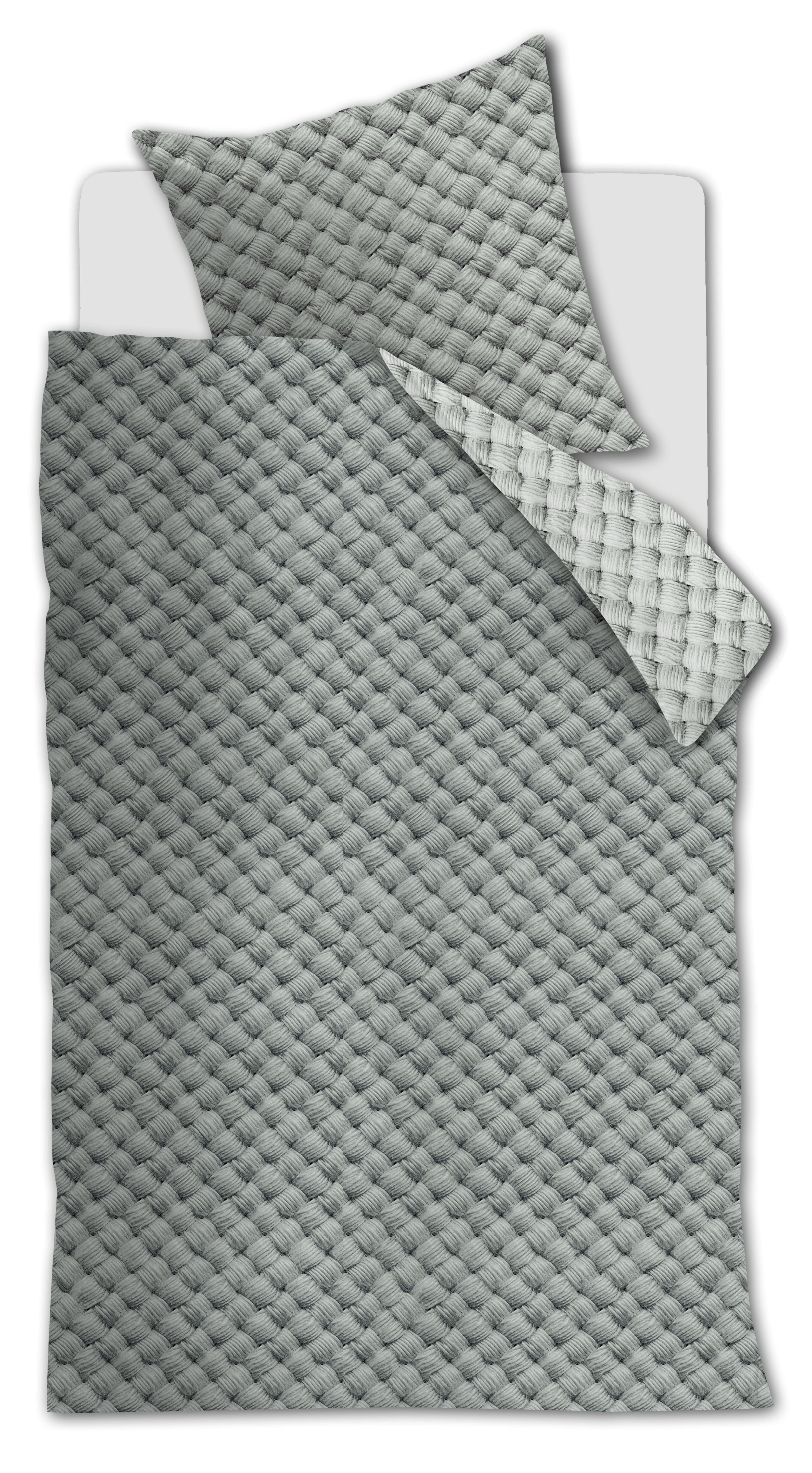 Rivièra Maison Woven Wool Bettwäsche - Grün