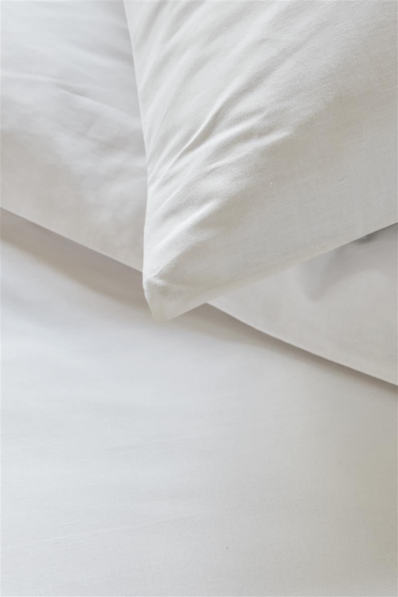 Beddinghouse BH Percale Cotton PC Pillowcase - White