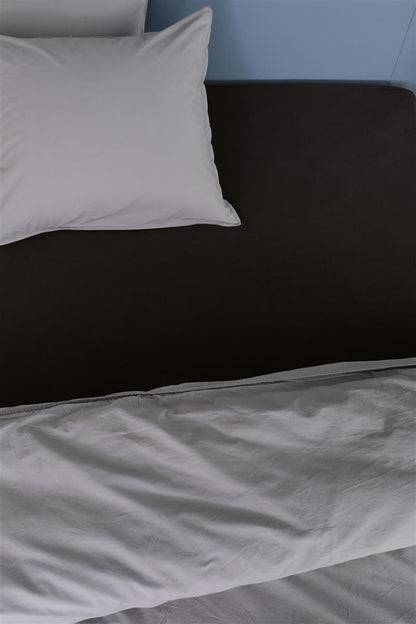 Beddinghouse Splittopper Spannbettlaken - Jersey - Schwarz