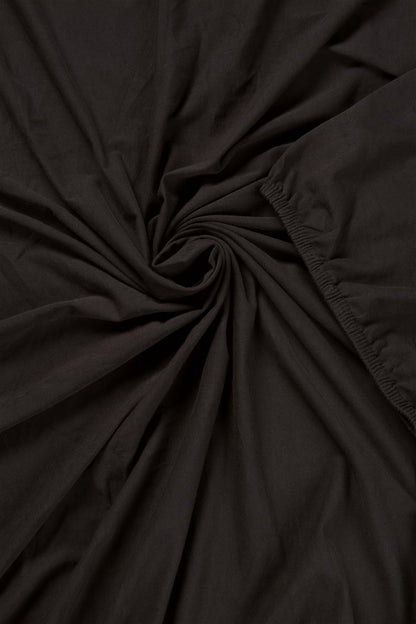 Beddinghouse Splittopper Spannbettlaken - Jersey - Schwarz