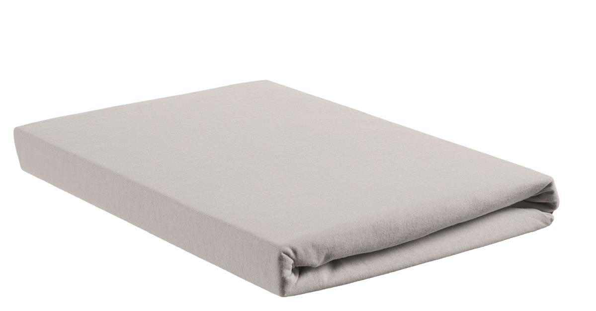 Beddinghouse Splittopper fitted sheet - Jersey - Light grey