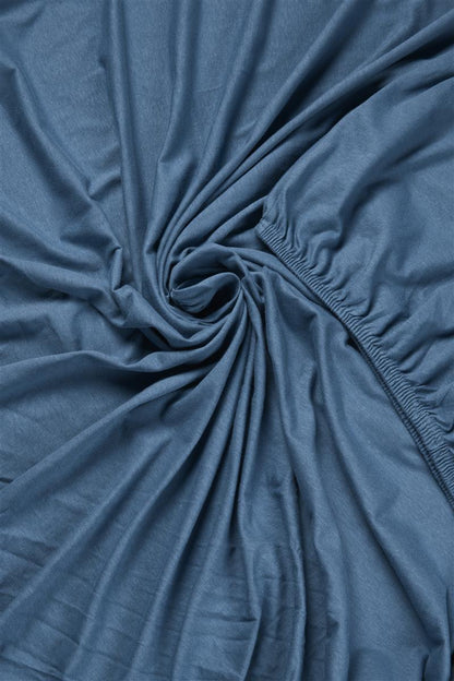 Beddinghouse Splittopper Spannbettlaken - Jersey - Blau