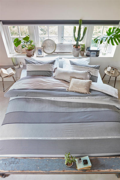 Riviera Maison State Travel Kissenbezug - Anthrazit