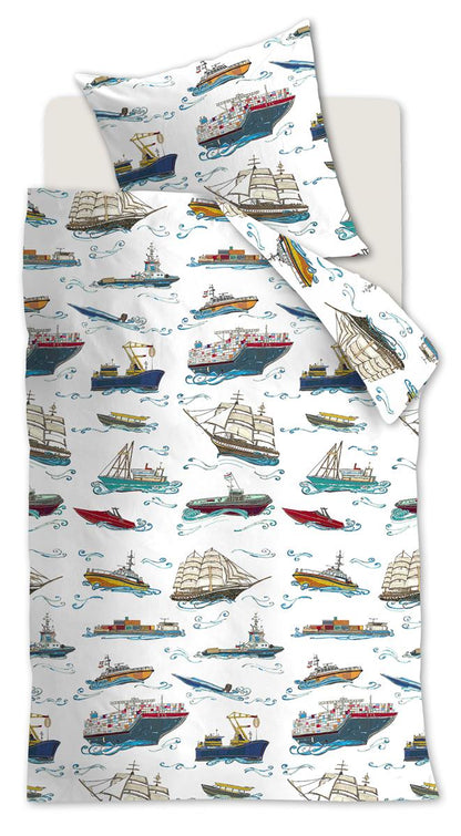 Beddinghouse Kids Ships Bettwäsche - Blau
