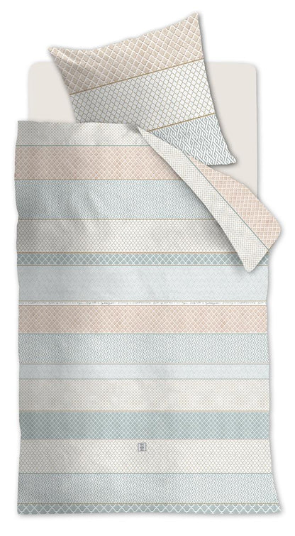 Riviera Maison Soft Tiles Kissenbezug - Zartes Rosa