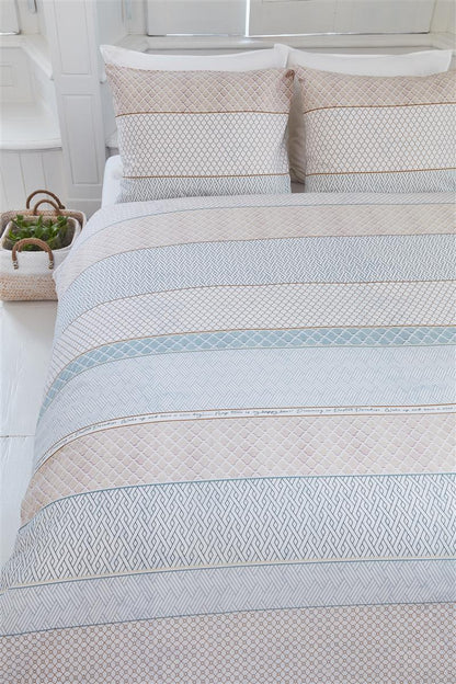 Riviera Maison Soft Tiles Kissenbezug - Zartes Rosa