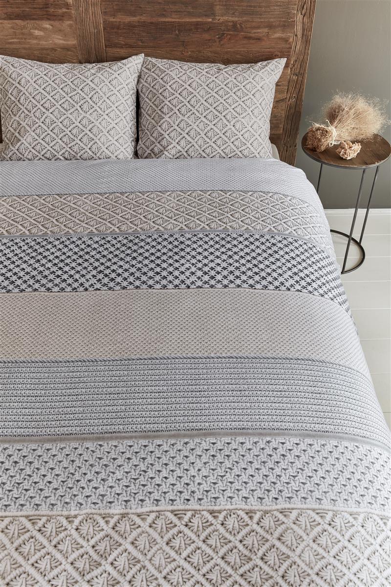 Riviera Maison Boho Dream Kissenbezug - Grau