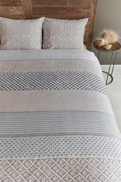 Riviera Maison Boho Dream Kissenbezug - Grau
