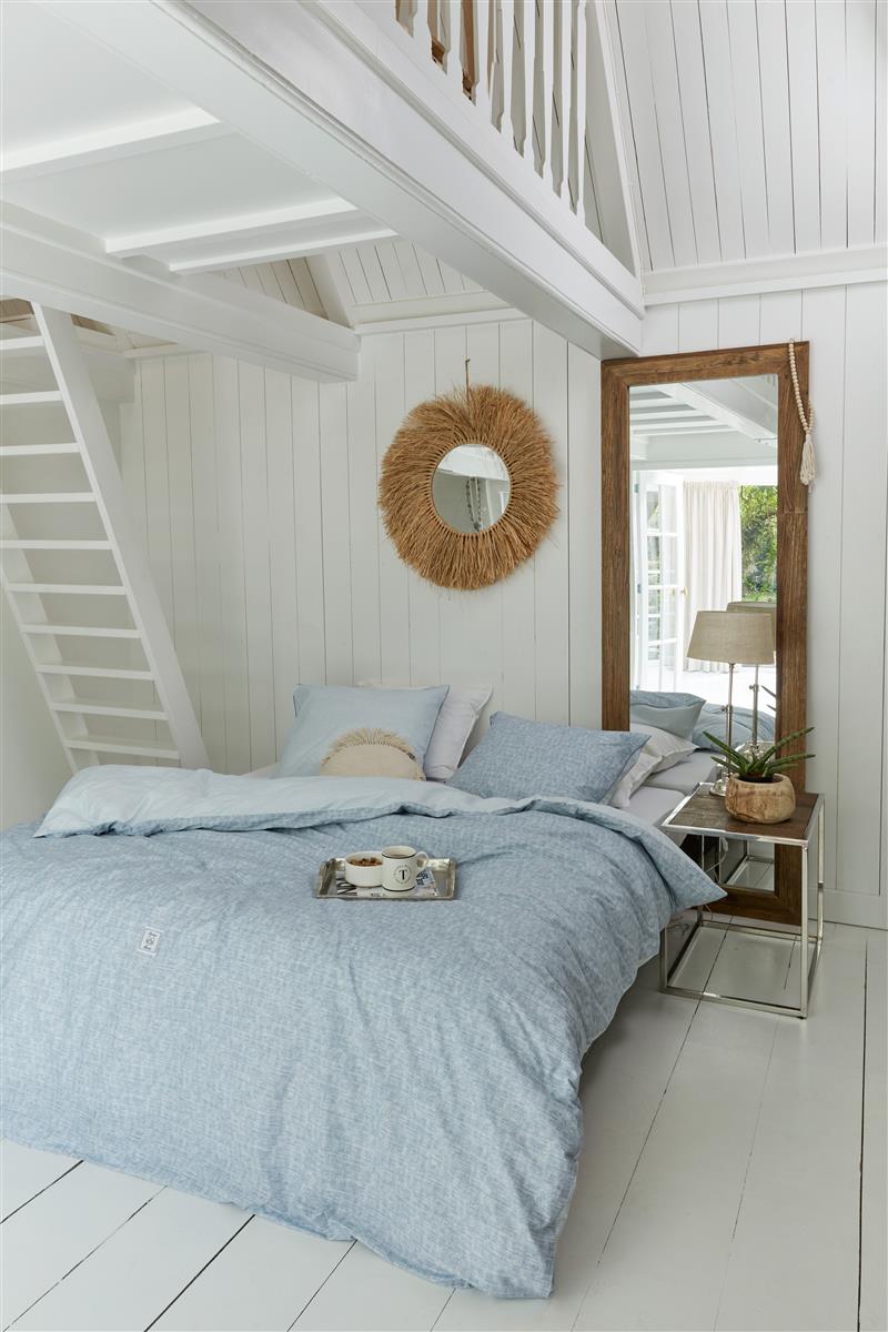 Riviera Maison Isle of Wight Kissenbezug - Blau