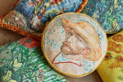 Beddinghouse x Van Gogh Museum Self Portrait Throw Pillow - Natural