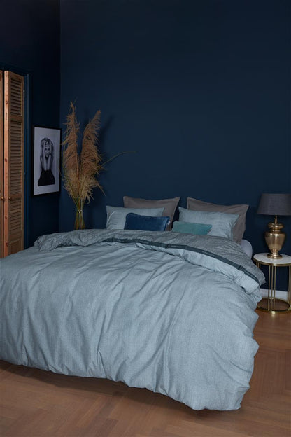 Riviera Maison Walton Bettwäsche - Blau