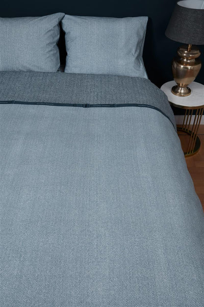 Riviera Maison Walton Bettwäsche - Blau