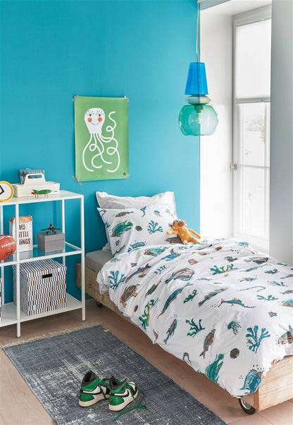 Beddinghouse Kids Deep in the Sea Bettwäsche - Blau