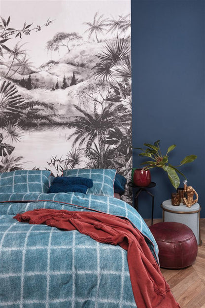 At Home by BeddingHouse Denim Bettwäsche - Blau