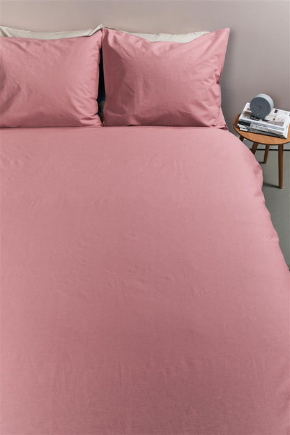 Ambiante Cotton Uni Bettwäsche - Rosa