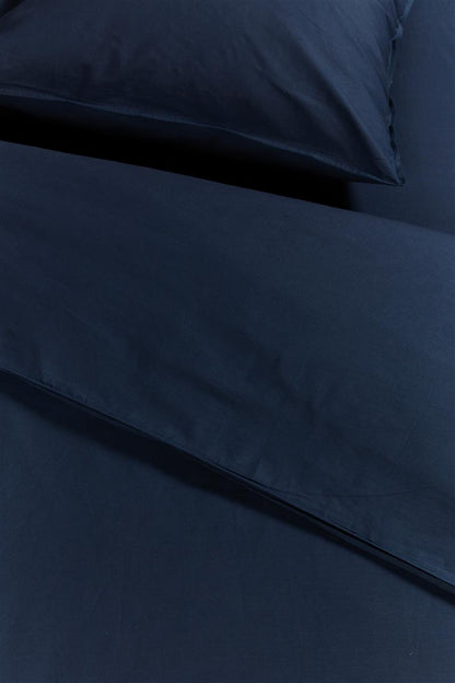 Ambiante Cotton Uni Bettwäsche - Dunkelblau