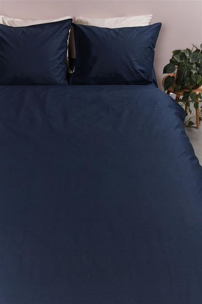 Ambiante Cotton Uni Bettwäsche - Dunkelblau