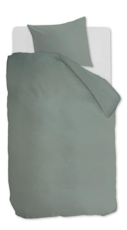 Ambiante Cotton Uni Bettwäsche - Grün