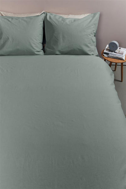 Ambiante Cotton Uni Bettwäsche - Grün