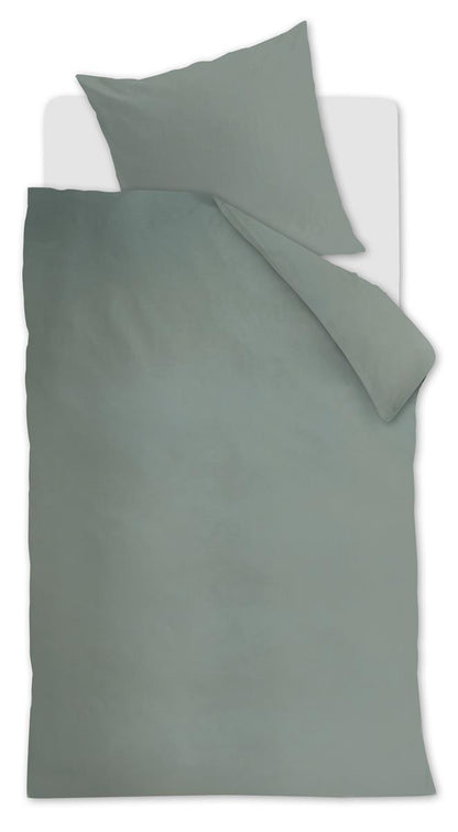 Ambiante Cotton Uni Bettwäsche - Grün