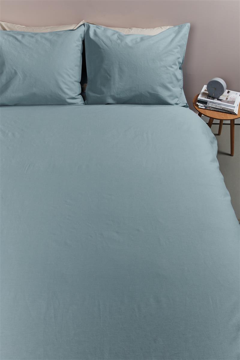 Ambiante Cotton Uni Bettwäsche - Blau