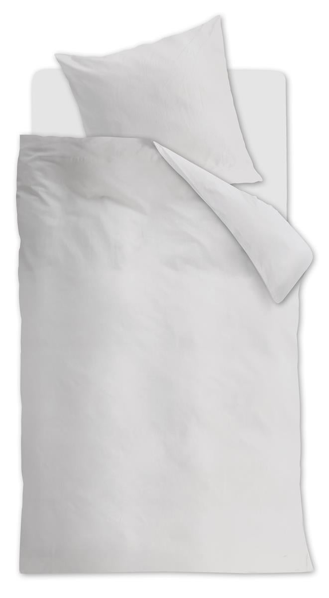 Ambiante Cotton Uni Bettwäsche - Weiß
