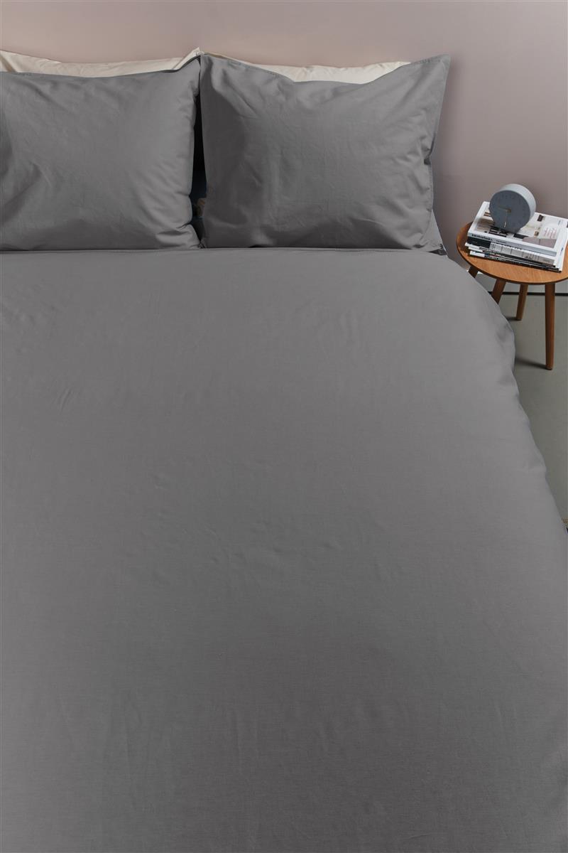 Ambiante Cotton Uni Bettwäsche - Grau