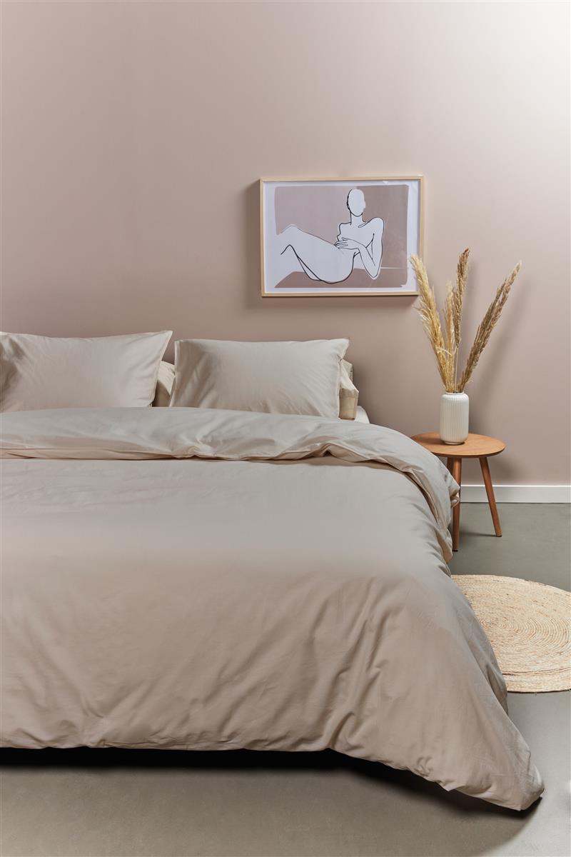 Ambiante Cotton Uni Bettwäsche - Taupe