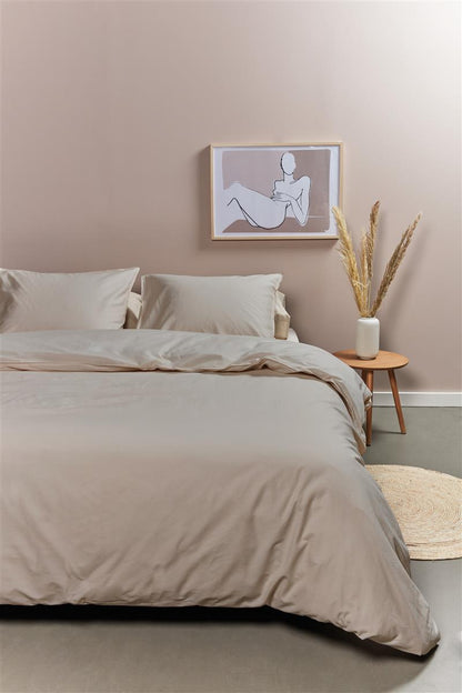 Ambiante Cotton Uni Bettwäsche - Taupe