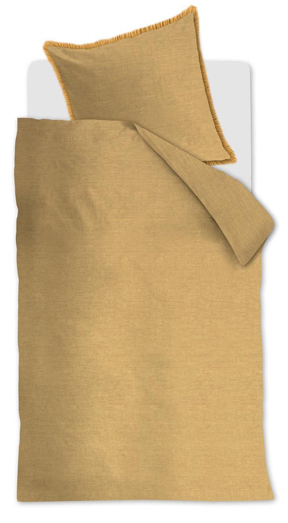 vtwonen Natural Stone Fraying Bettwäsche - Gelb