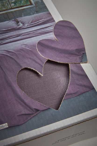 vtwonen Natural Stone Fraying Bettwäsche - Gelb