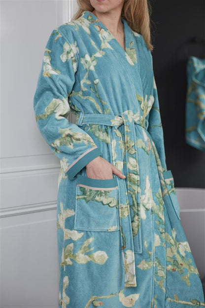 Beddinghouse x Van Gogh Museum Blossom Bathrobe - Blue