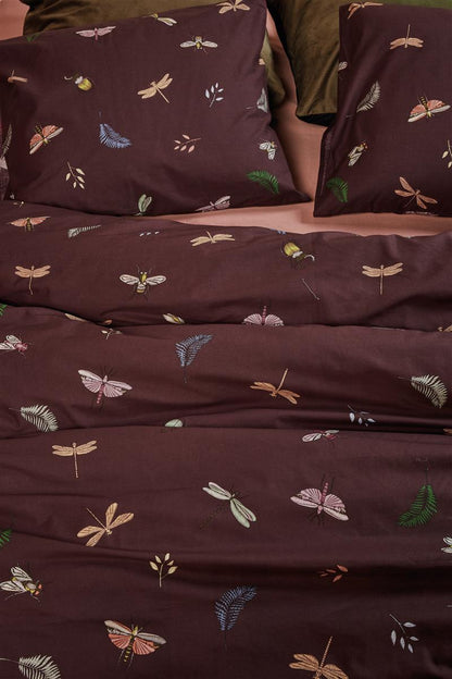 At Home by BeddingHouse Living World Bettwäsche - Aubergine