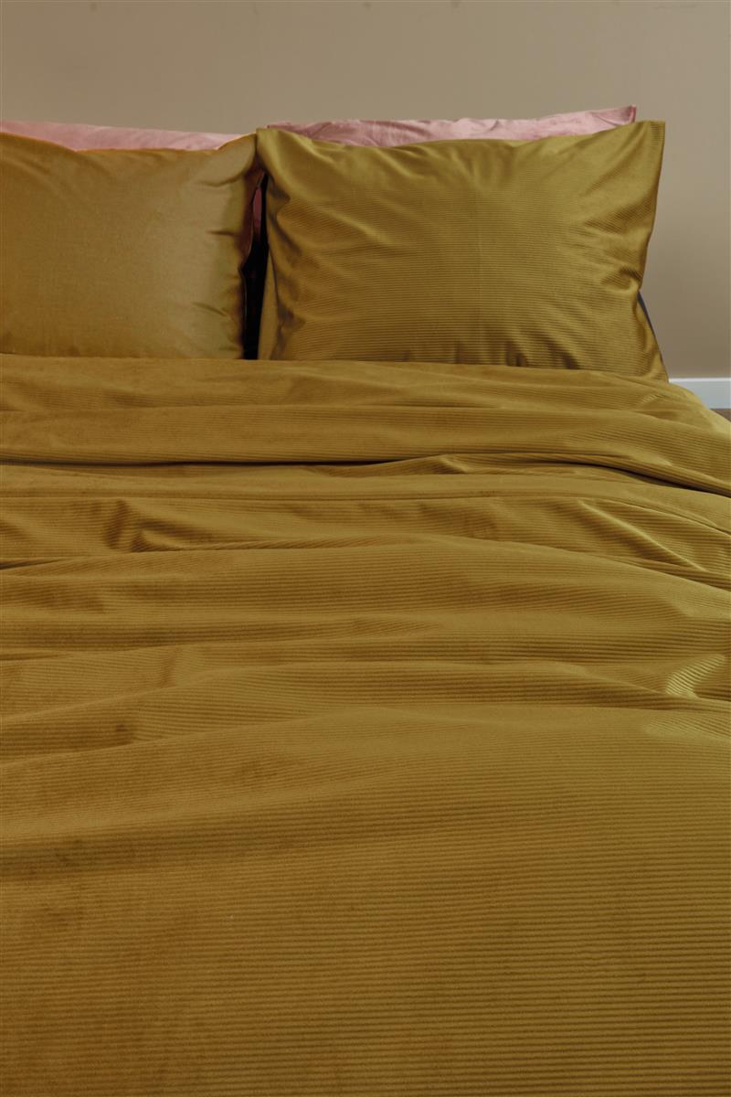At Home by BeddingHouse Cosy Corduroy Bettwäsche - Ocker