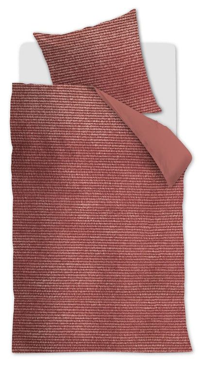 At Home by BeddingHouse Cosy Corduroy Bettwäsche - Rosa