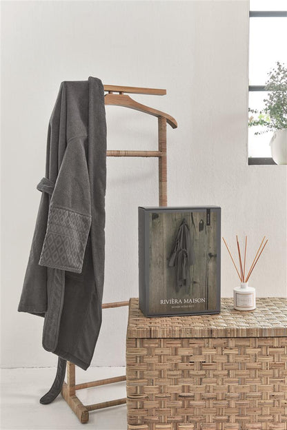 Riviera Maison Beyond Bademantel - Grau