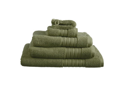 Beddinghouse Sheer Bathroom Textiles - Olive Green