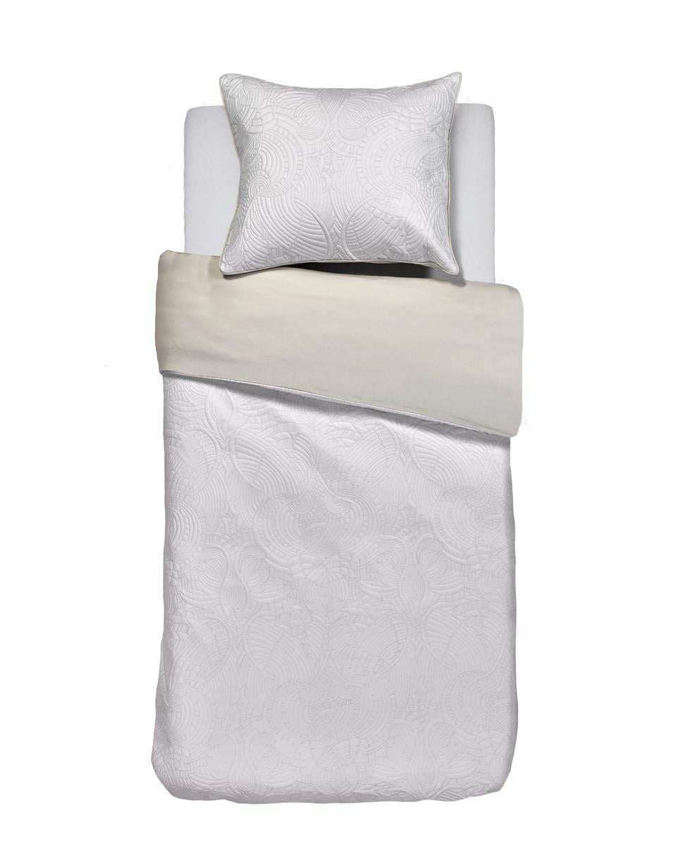 MOOOI Embroidered Dodo Bettwäsche - Ivory