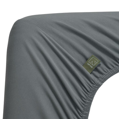 Beddinghouse Dutch Design Splittopper Spannbettlaken - Jersey Lycra - Blaugrau