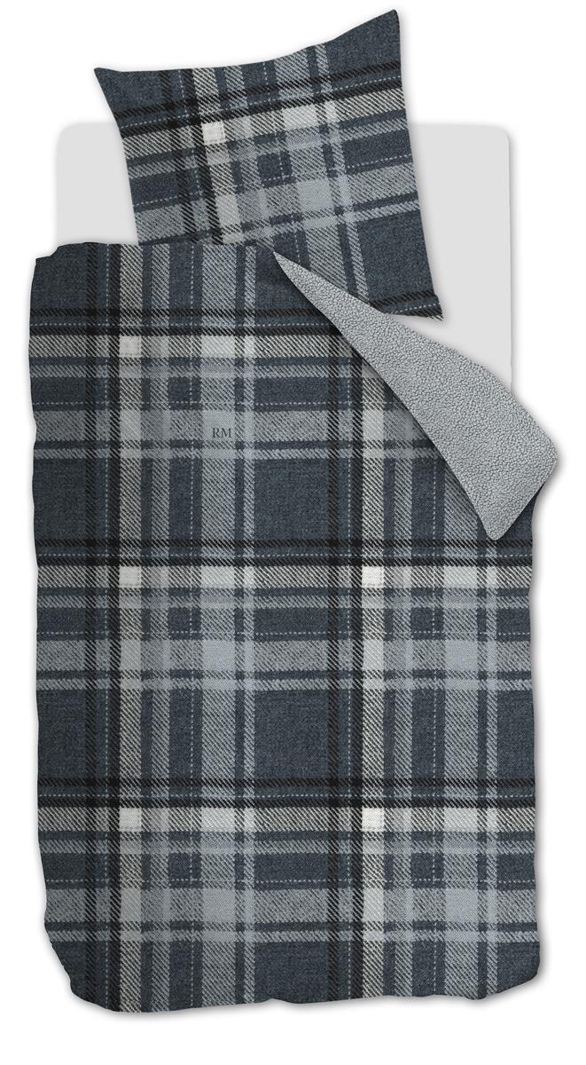 Riviera Maison Cozy Check Bettwäsche - Blau