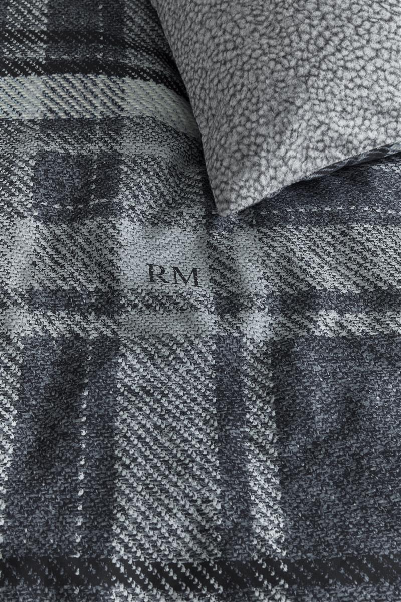 Riviera Maison Cozy Check Bettwäsche - Blau