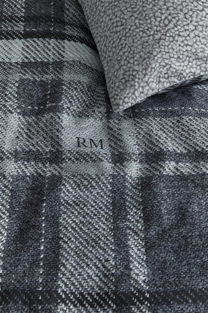Riviera Maison Cozy Check Bettwäsche - Blau
