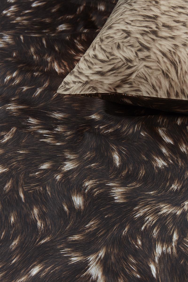 Riviera Maison Fauxy Fur Bettwäsche - Braun