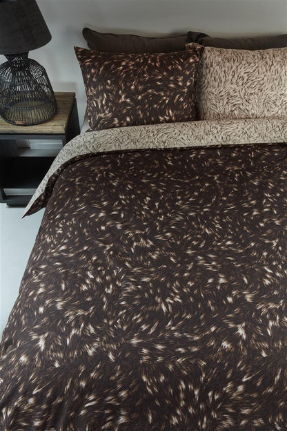 Riviera Maison Fauxy Fur Bettwäsche - Braun