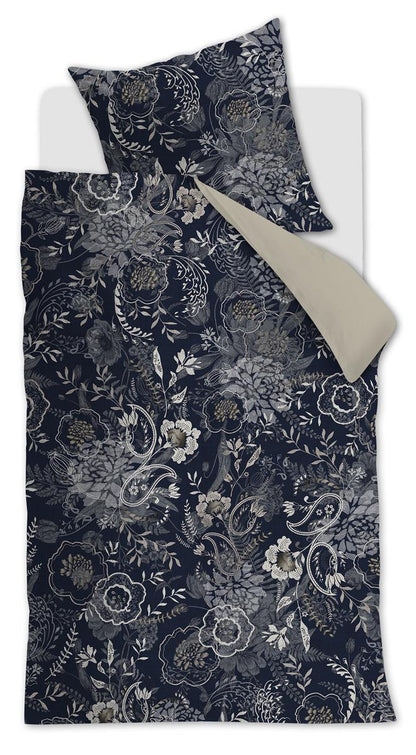 Riviera Maison Floral Paisley Bettwäsche - Dunkelblau