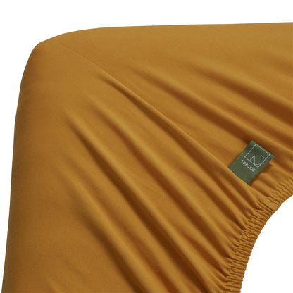 Beddinghouse Dutch Design Splittopper Spannbettlaken - Jersey Lycra - Ocker