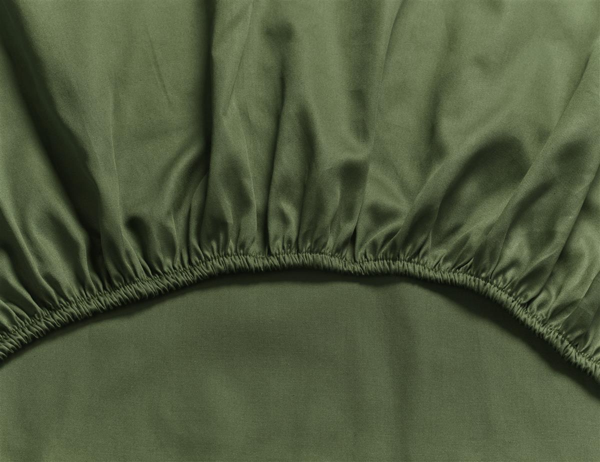 MOOOI spannbettlaken - Baumwollsatin - Grün