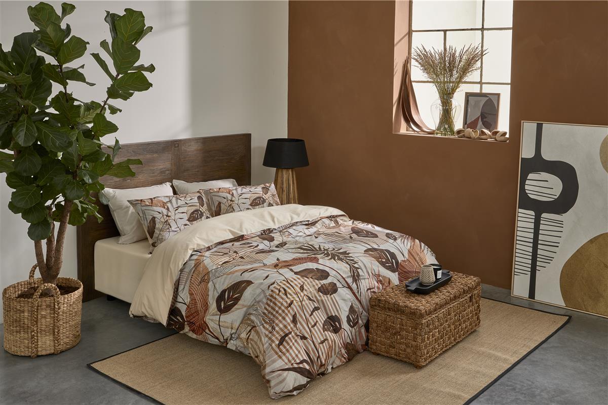 Riviera Maison Sunset Leafs Bettwäsche - Braun