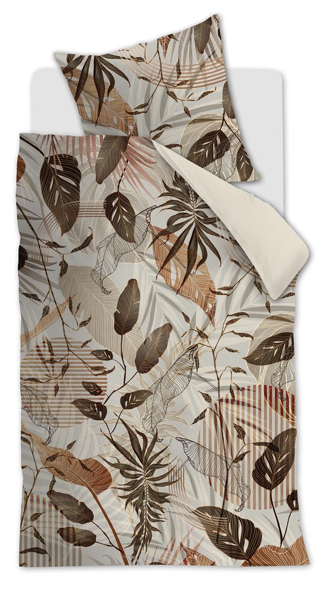 Riviera Maison Sunset Leafs Bettwäsche - Braun